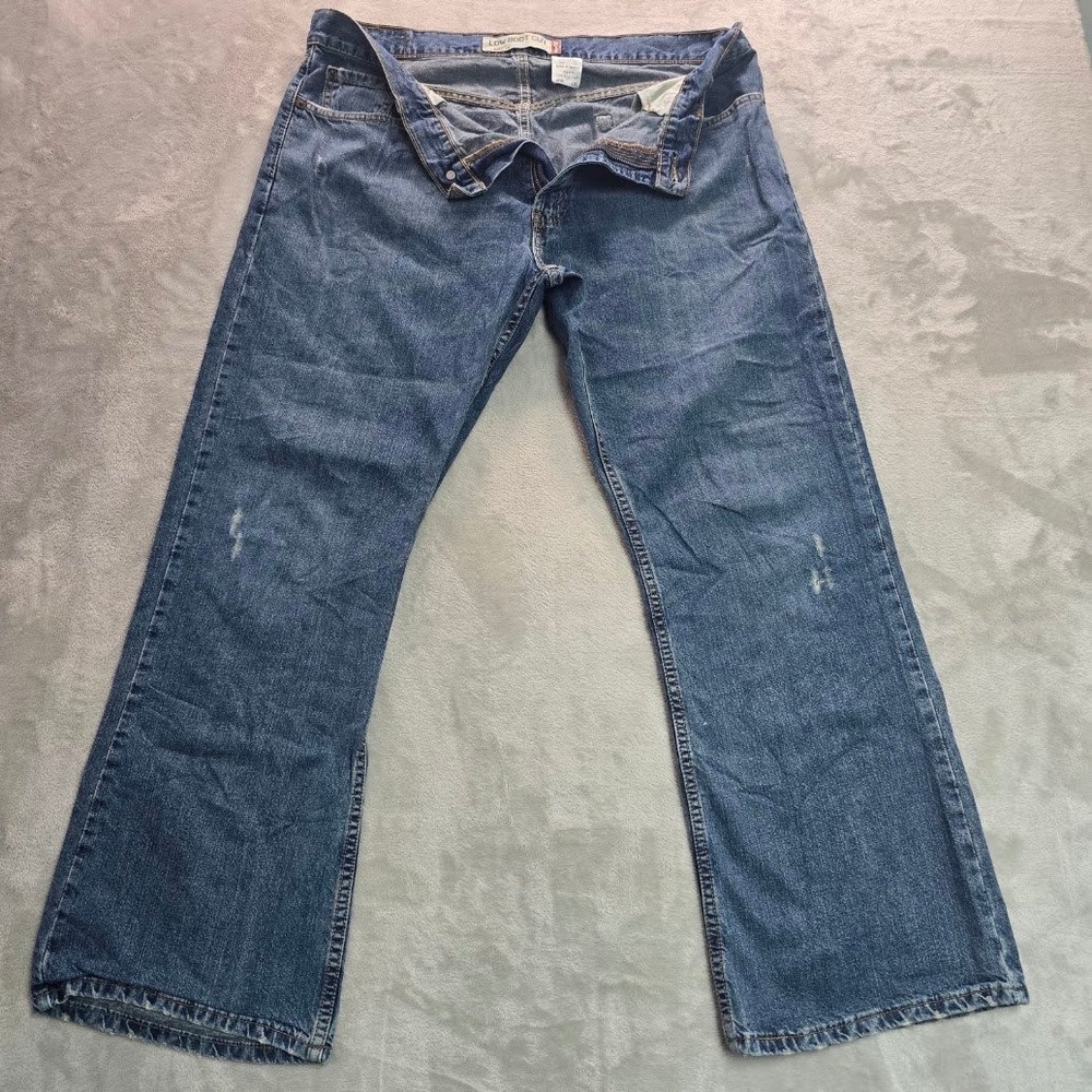 Levis 527 Low Boot Cut Jeans Mens 36x30 Blue Medium Wash Denim 055270372